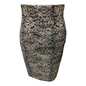 Antonio Melani Elegant Patterned Pencil Skirt
